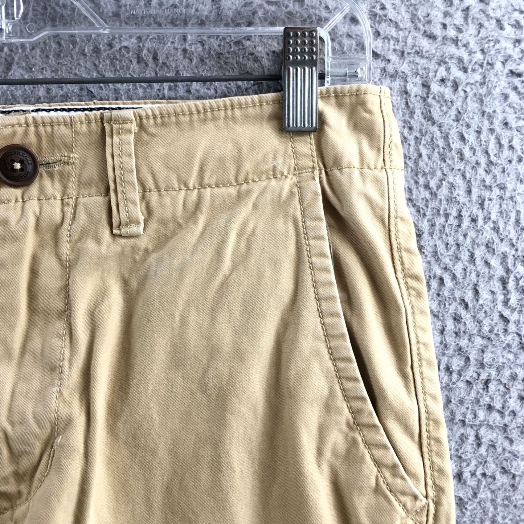 American Eagle Outfitters American Eagle Outfitters Original Straight Chino Pants Mens 28x32 Beige Cotton - Vintage Size US 28 / EU 44 - 4 Thumbnail