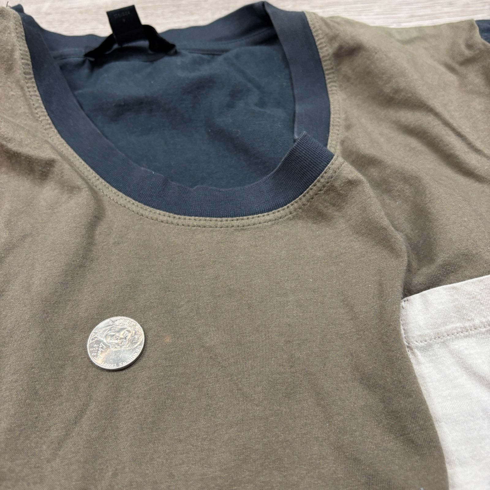Burberry Prorsum Burberry Prorsum Colorblock Pocket T Shirt Men's Small Retro Size US S / EU 44-46 / 1 - 11 Thumbnail