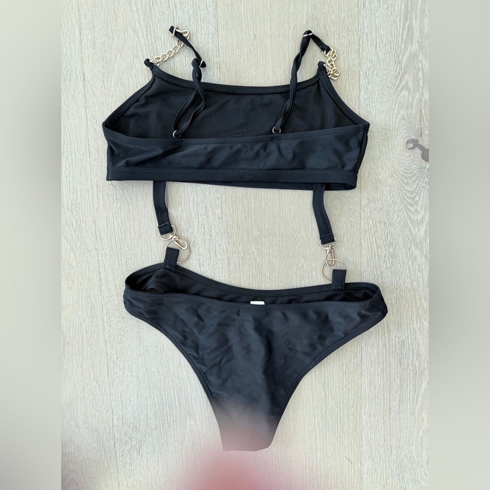 Other Black Bikini Swimmer One piece Swimsuit Bathing Suit size S Size ONE SIZE - 8 Thumbnail