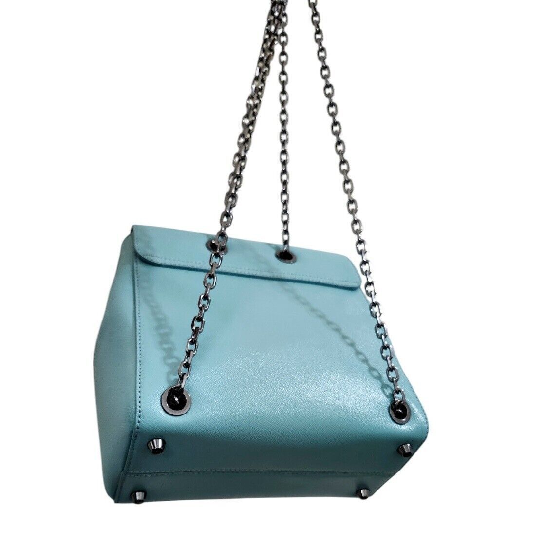 Marc Jacobs MARC JACOBS Saffiano Leather Backpack color Blue Size ONE SIZE - 8 Thumbnail