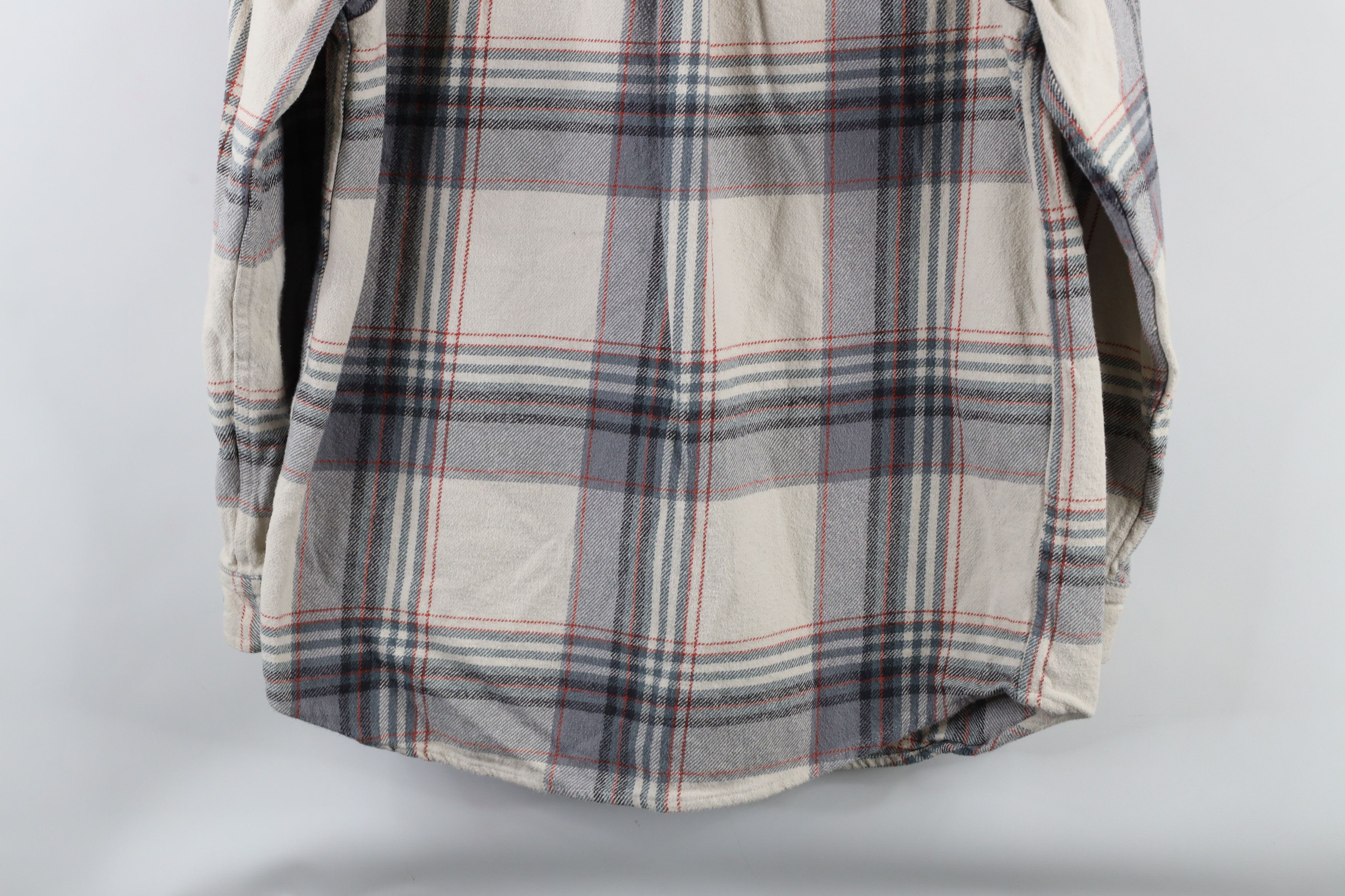 Vintage Vintage 90s Streetwear Heavyweight Flannel Snap Button Shirt Size US M / EU 48-50 / 2 - 8 Thumbnail