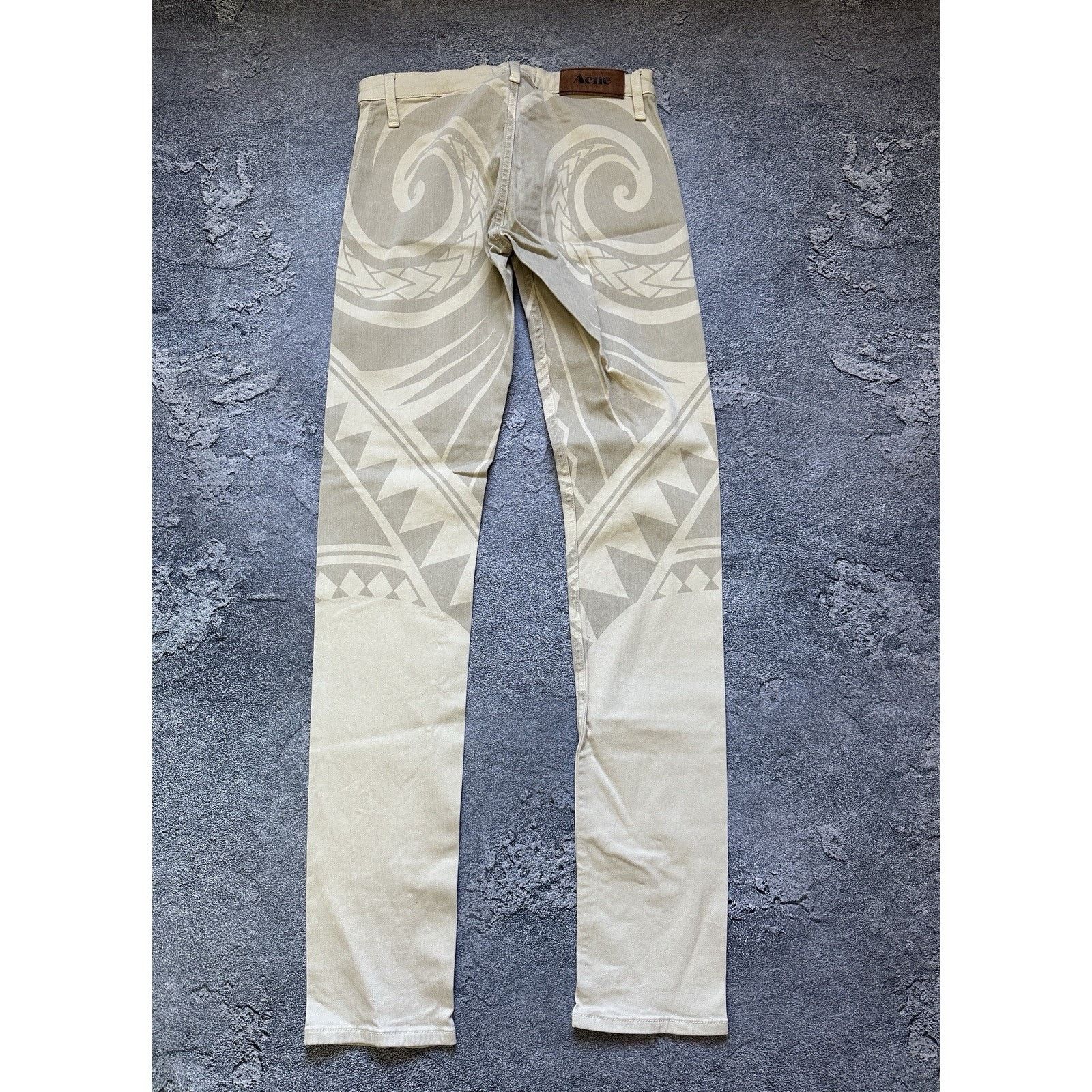 Acne Studios Vintage Acne Studios Flex Tatto Aztec Skinny Women’s Pants Size 29" - 2 Thumbnail