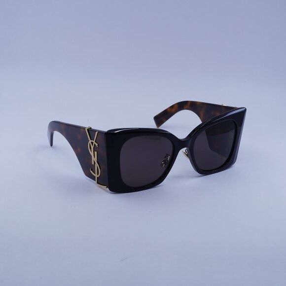 Saint Laurent Paris Saint Laurent SLM119/F BLAZE 003 Sunglasses Havana Frame Size ONE SIZE - 1 Thumbnail