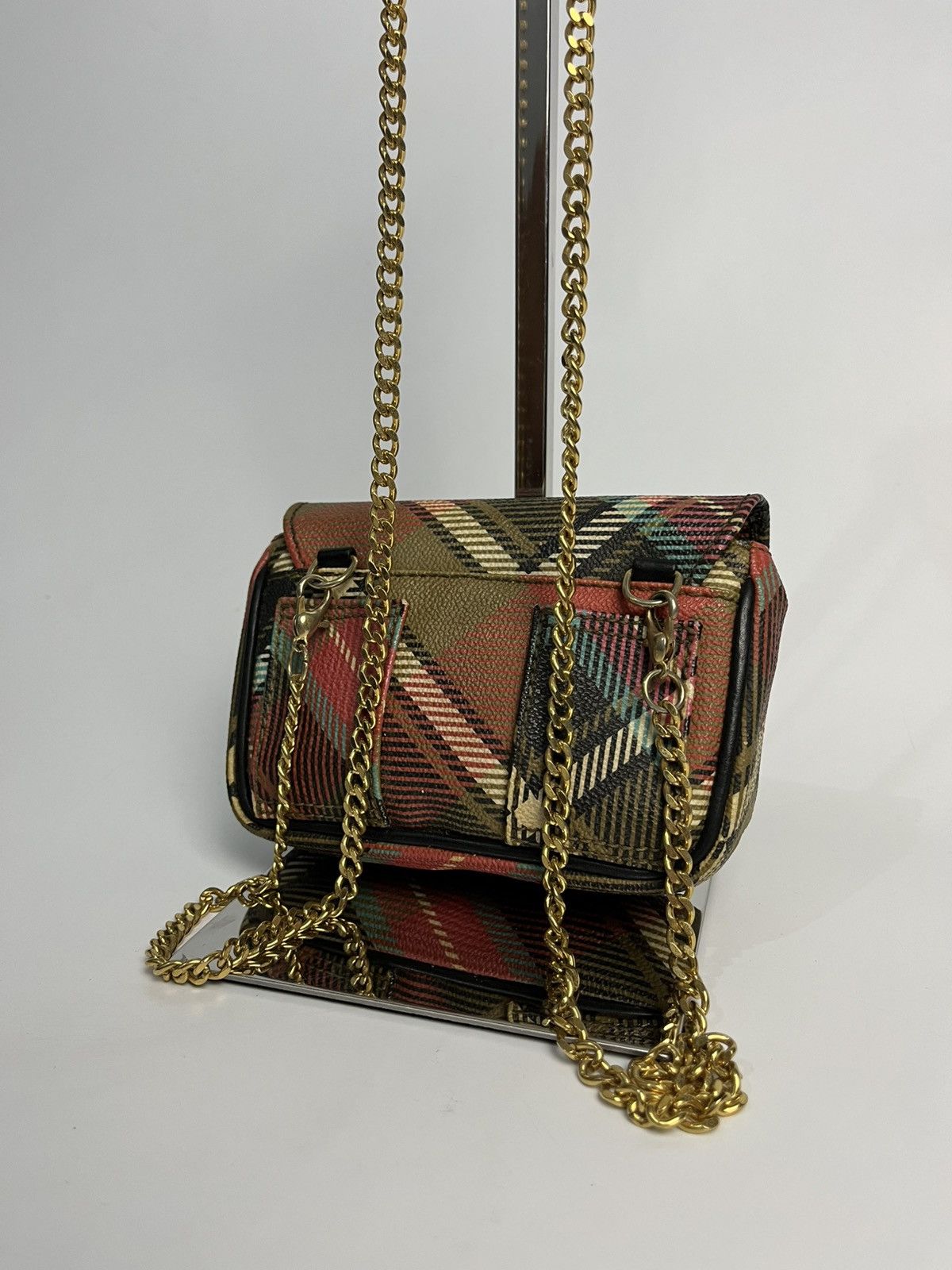 Vivienne Westwood Vivienne Westwood Tartan Mini Chain Bag Size ONE SIZE - 7 Thumbnail