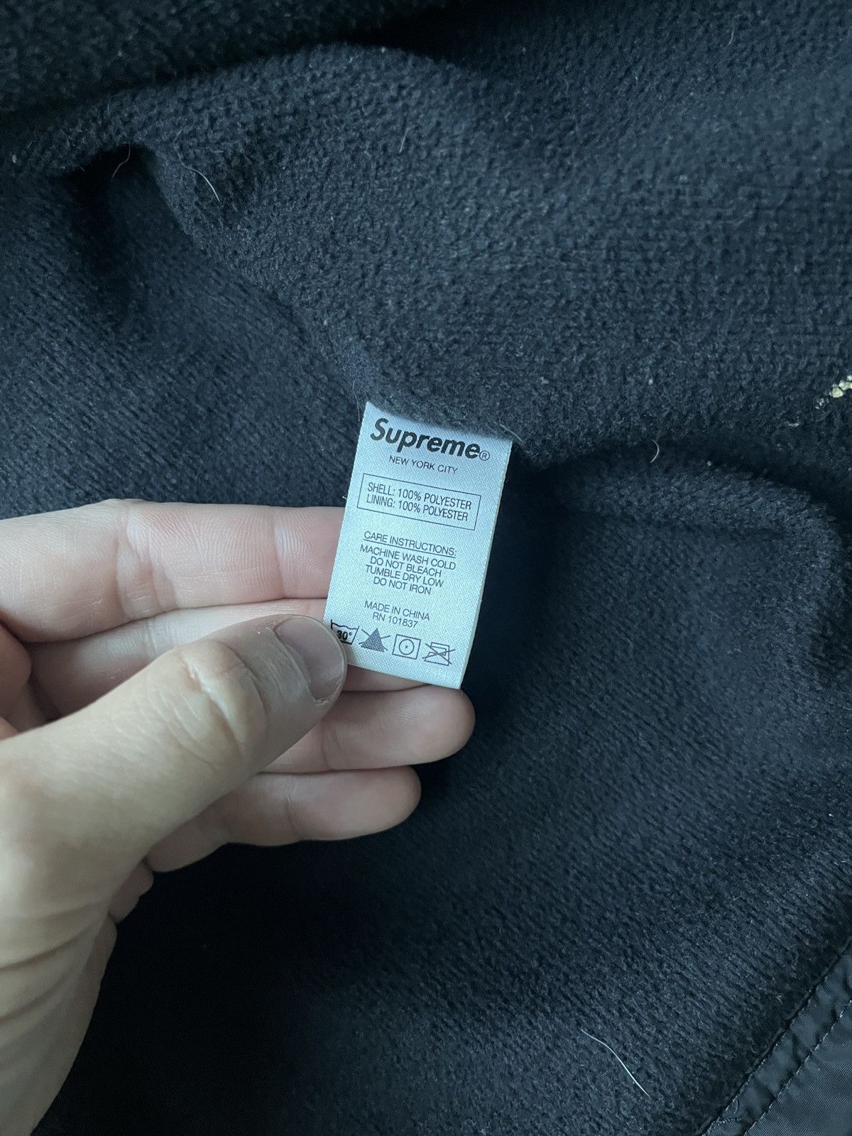 Supreme Supreme Arabic Logo Coaches Jacket Black Size M Size US M / EU 48-50 / 2 - 8 Thumbnail