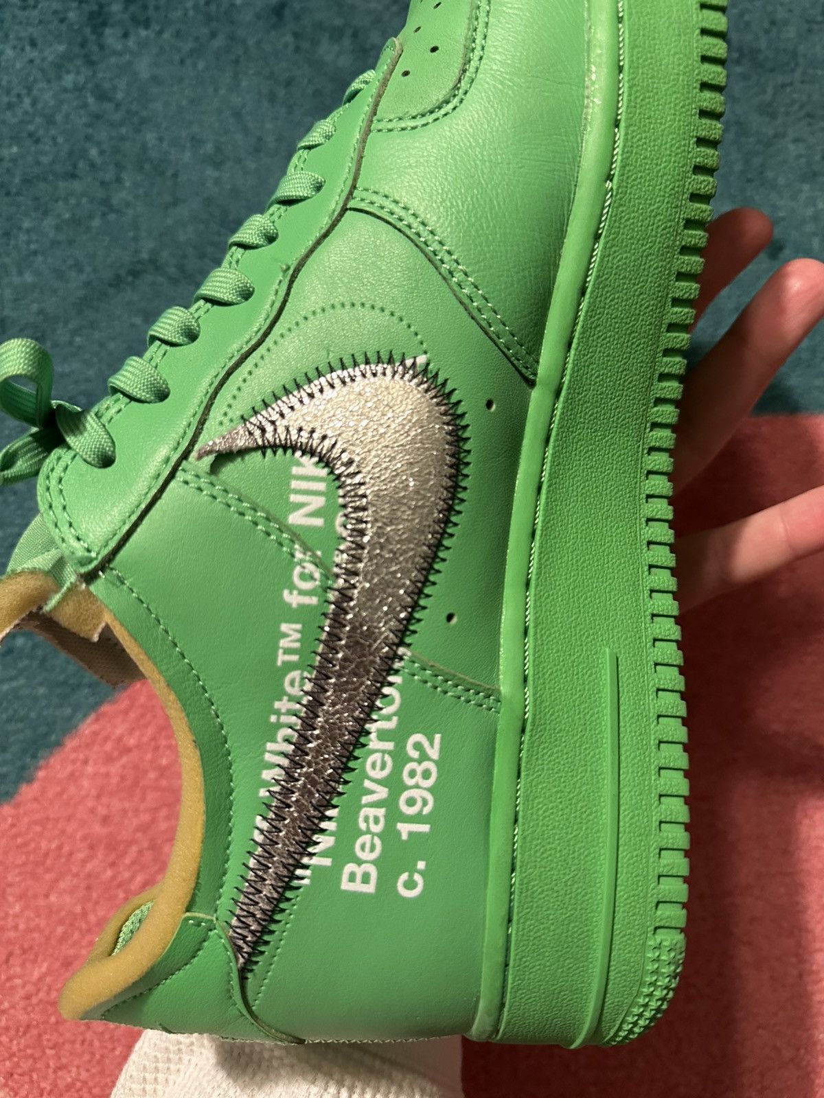 Nike × Off-White Off White x Nike Air Force 1 Low ‘Brooklyn’ Size US 11 / EU 44 - 22 Thumbnail