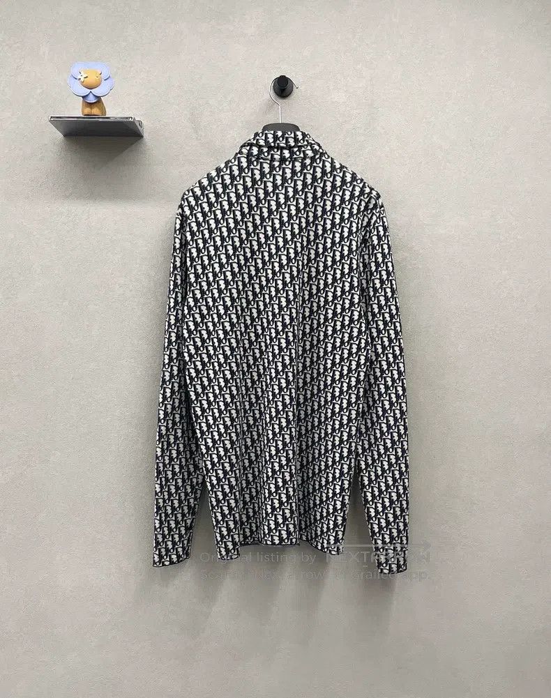 Dior Dior Long-sleeved shirt with full logo print Size US S / EU 44-46 / 1 - 2 Thumbnail