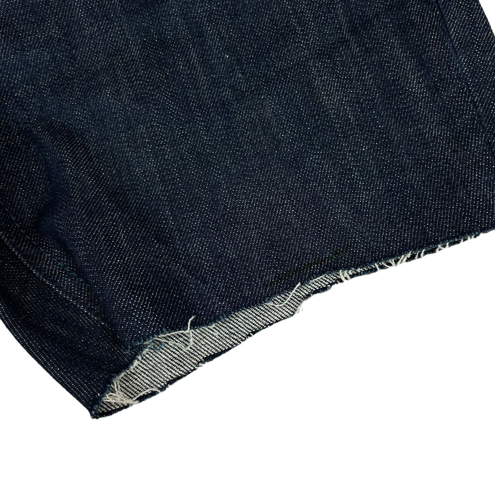 Evisu × Vintage Evisu Women's Blue Cotton Denim Mid-Rise Boyfriend Shorts 25 Size 25" / US 0 / IT 36 - 3 Thumbnail