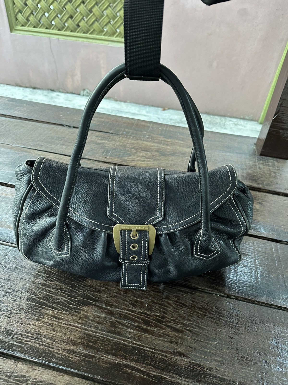 Celine Celine black leather shoulder bag Size ONE SIZE - 2 Thumbnail