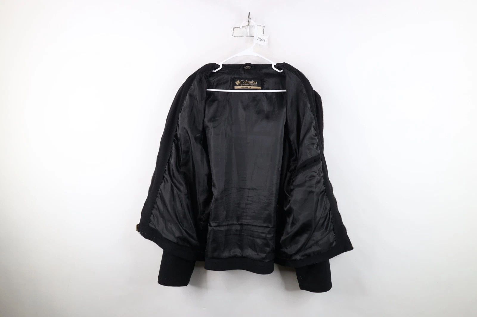 Columbia Vintage 90s Y2K Columbia 2 In 1 Leather Bomber Jacket Black Size US XL / EU 56 / 4 - 14 Thumbnail