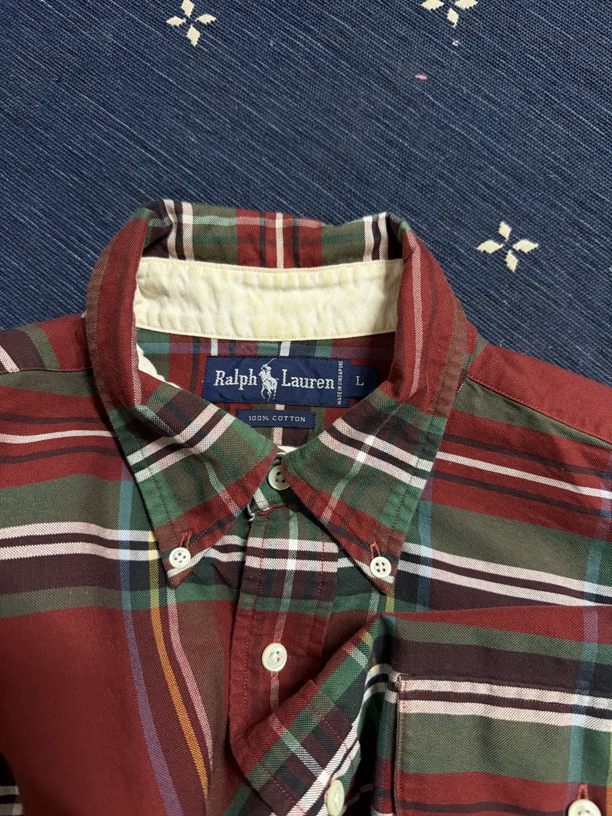 Ralph Lauren Ralph Lauren Long Plaid Shirt Size US L / EU 52-54 / 3 - 5 Thumbnail