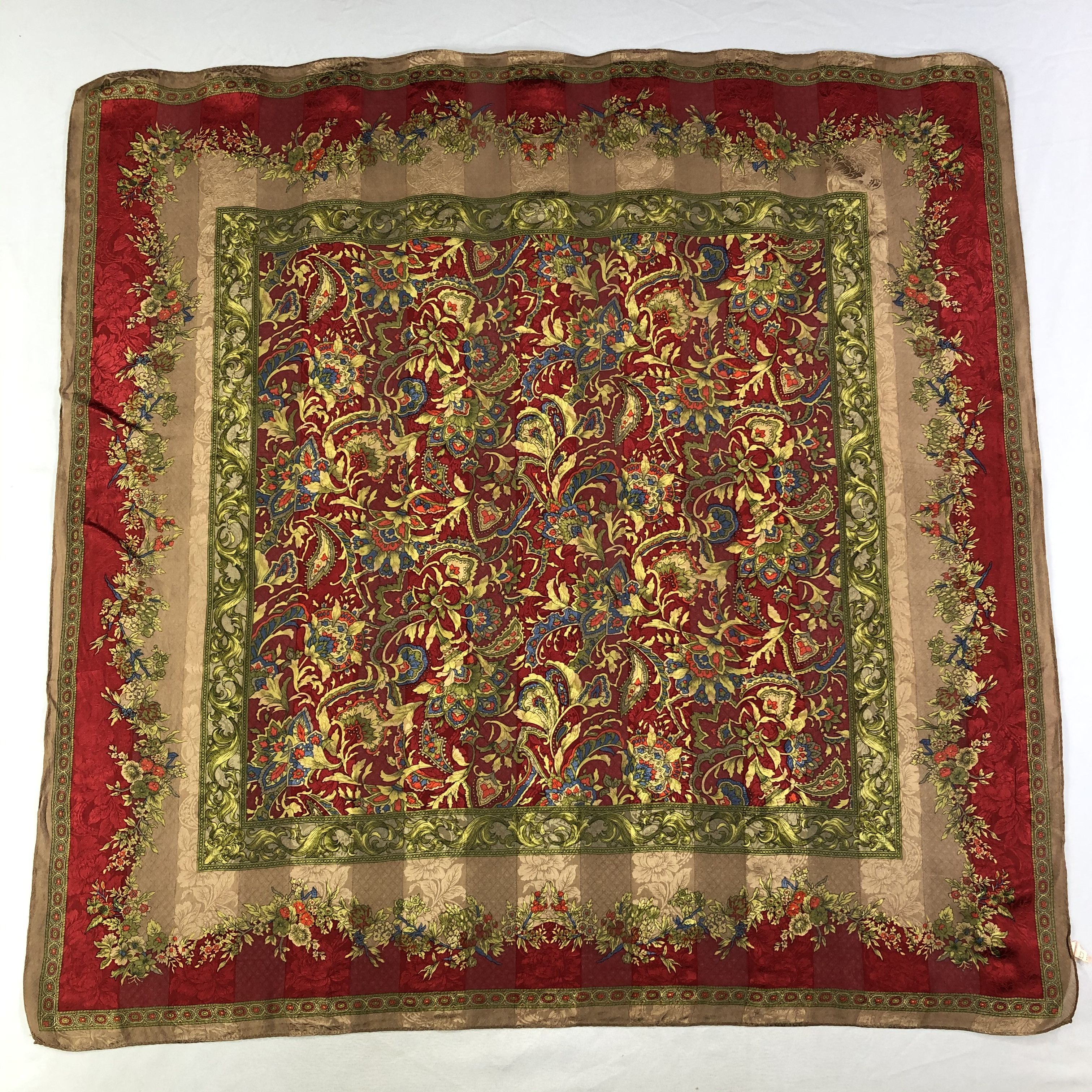 Vintage Vintage Silk Scarf Size ONE SIZE - 2 Thumbnail