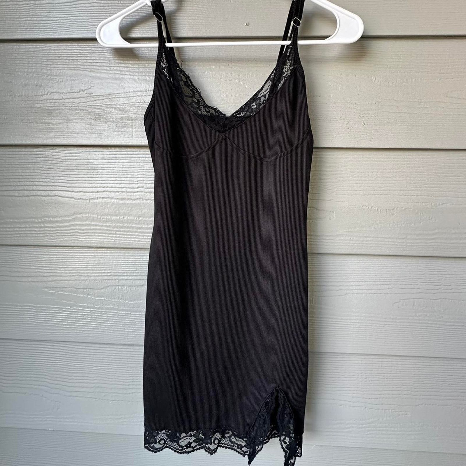 Shein Black lace mini dress Size S / US 4 / IT 40 - 2 Thumbnail