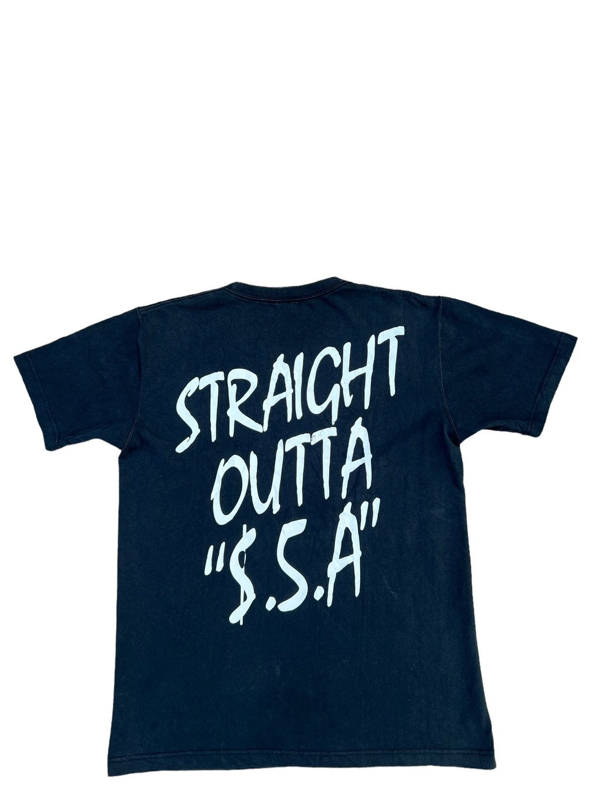 Japanese Brand Dreamteam Japan X N.W.A Fuck The Politics Fade Black tee Size US M / EU 48-50 / 2 - 8 Thumbnail