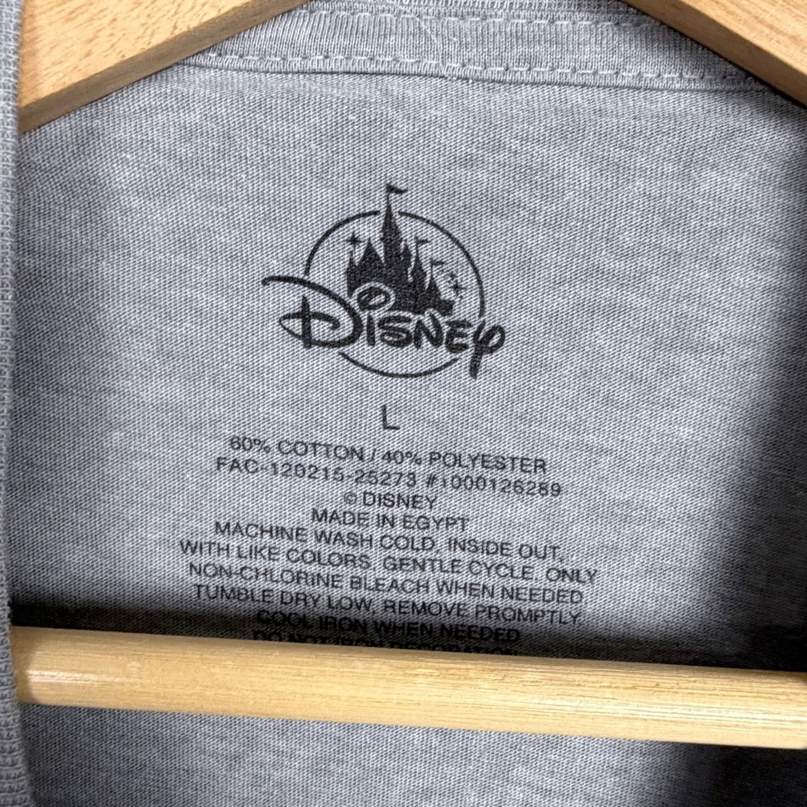 Disney Disney Parks Men's L Mickey Mouse Pretzel Twisted Gray T Size US L / EU 52-54 / 3 - 4 Thumbnail