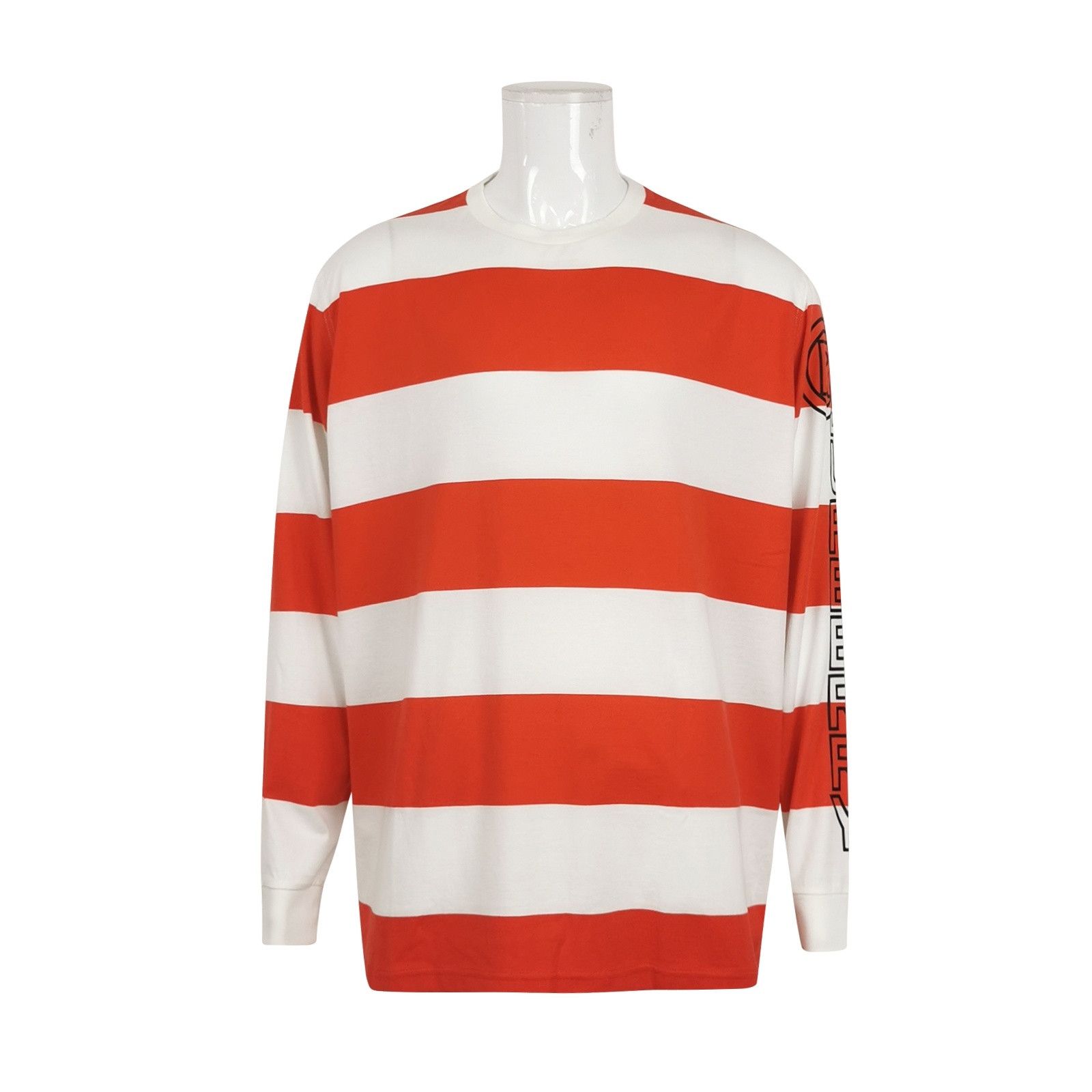 Burberry Burberry Striped Logo Long Sleeve T-Shirt XL Size US XL / EU 56 / 4 - 1 Thumbnail