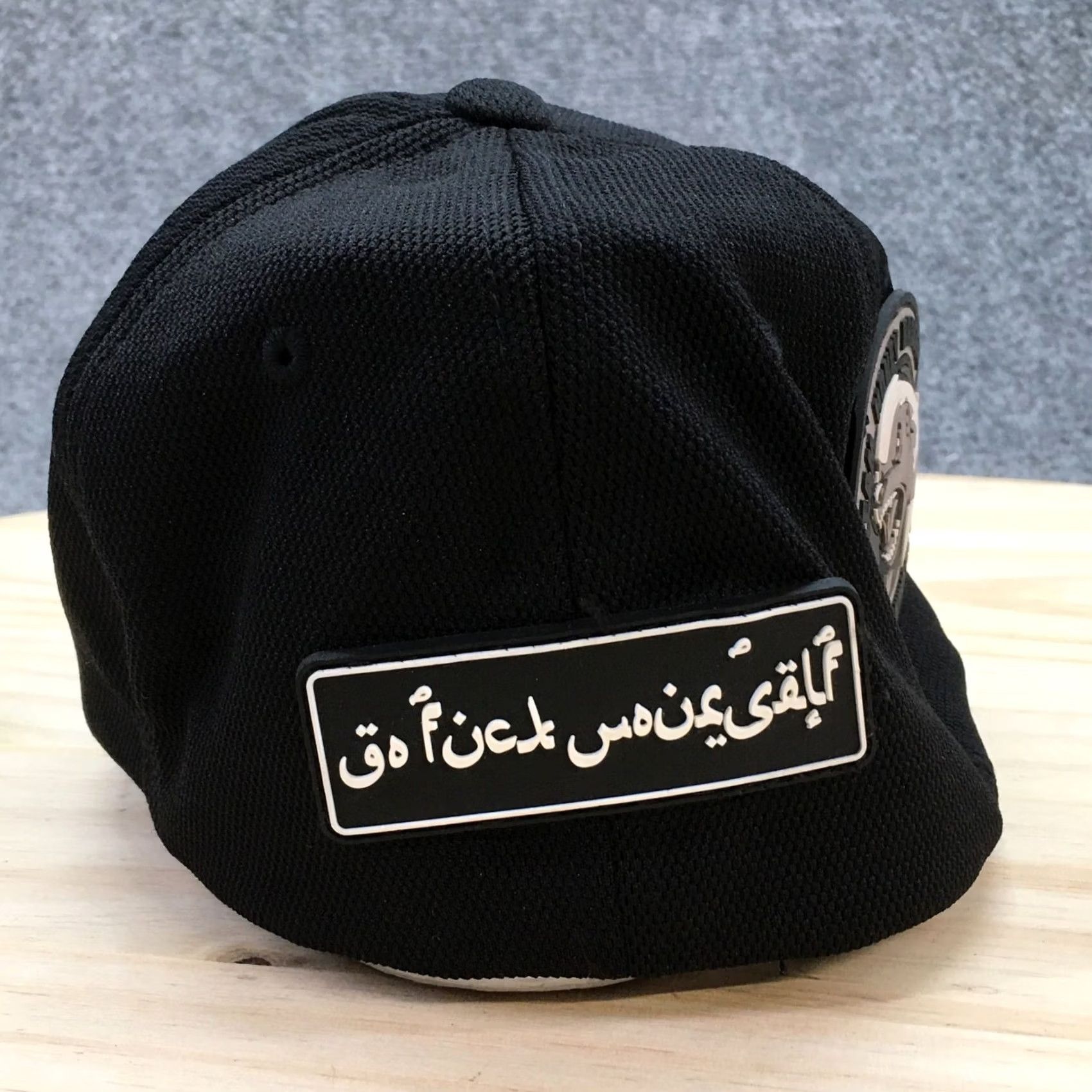 Vintage Flexfit Hat Mens S Black Golf Foxtrol Yankee Fitted Cap Honey Badger Yupoong Size ONE SIZE - 6 Thumbnail