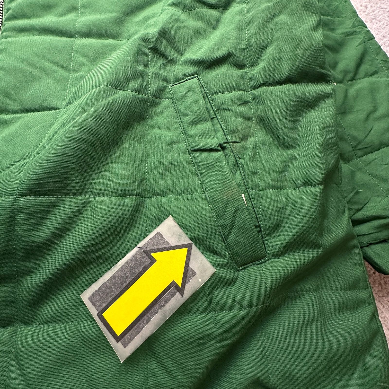 Nike VTG Nike Team Michigan State Reversible Quilted Jacket XL Size US XL / EU 56 / 4 - 7 Thumbnail