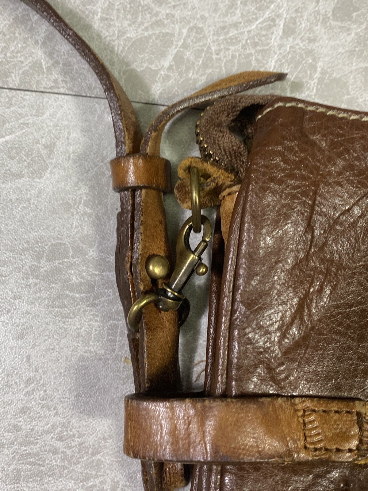Other Vintage sacco.ltd sling bag leather kanvas Size ONE SIZE - 8 Thumbnail