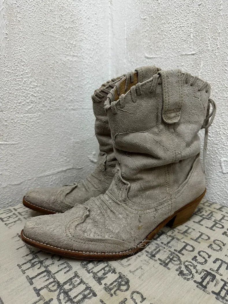 Junya Watanabe Junya Watanabe size L Western Pointed Tie Boot Size US 5 / EU 37 - 2 Thumbnail