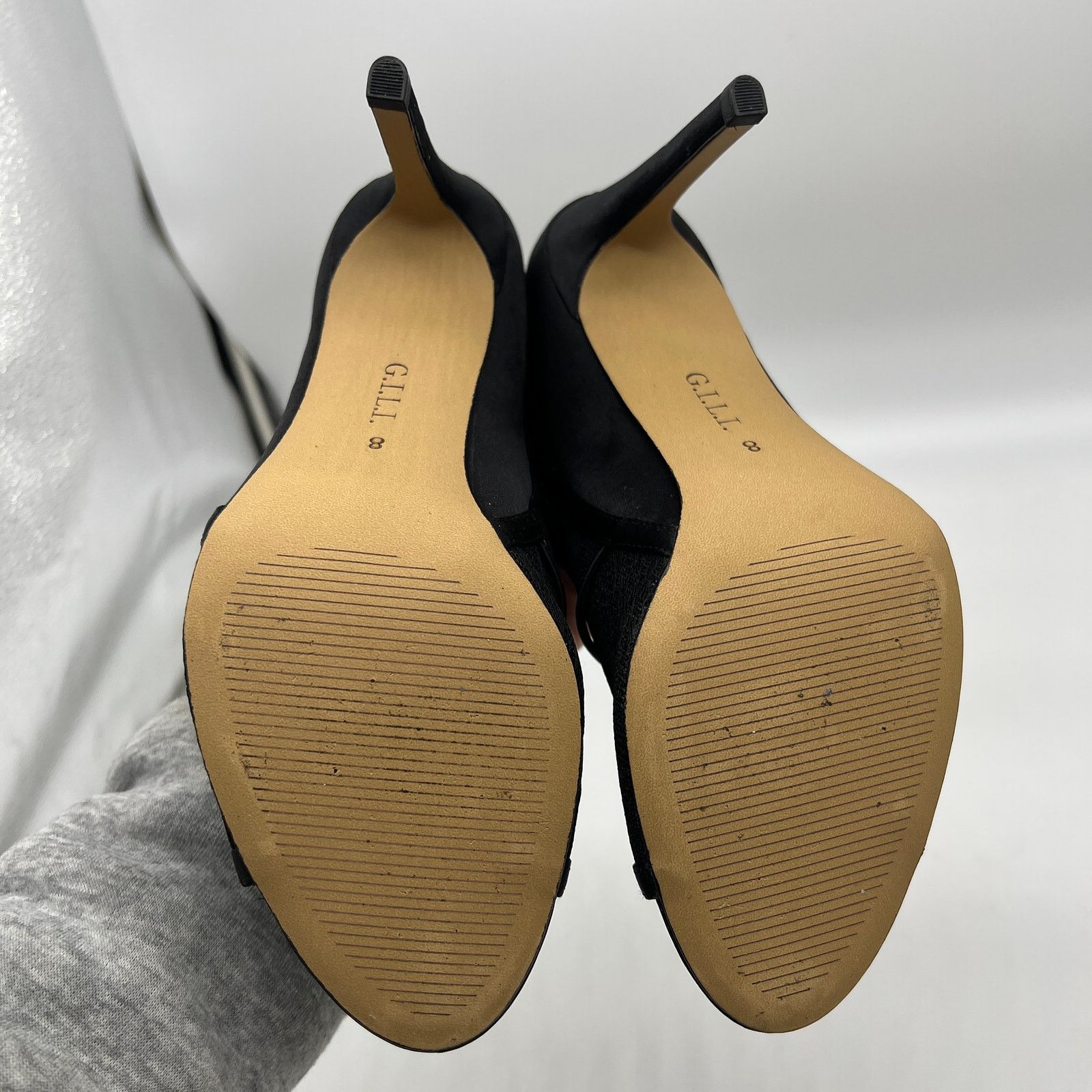 Other G.I.L.I. Women Heel Size 8 M Peep Toe Elastic Front Booties Size US 8 / IT 38 - 5 Thumbnail