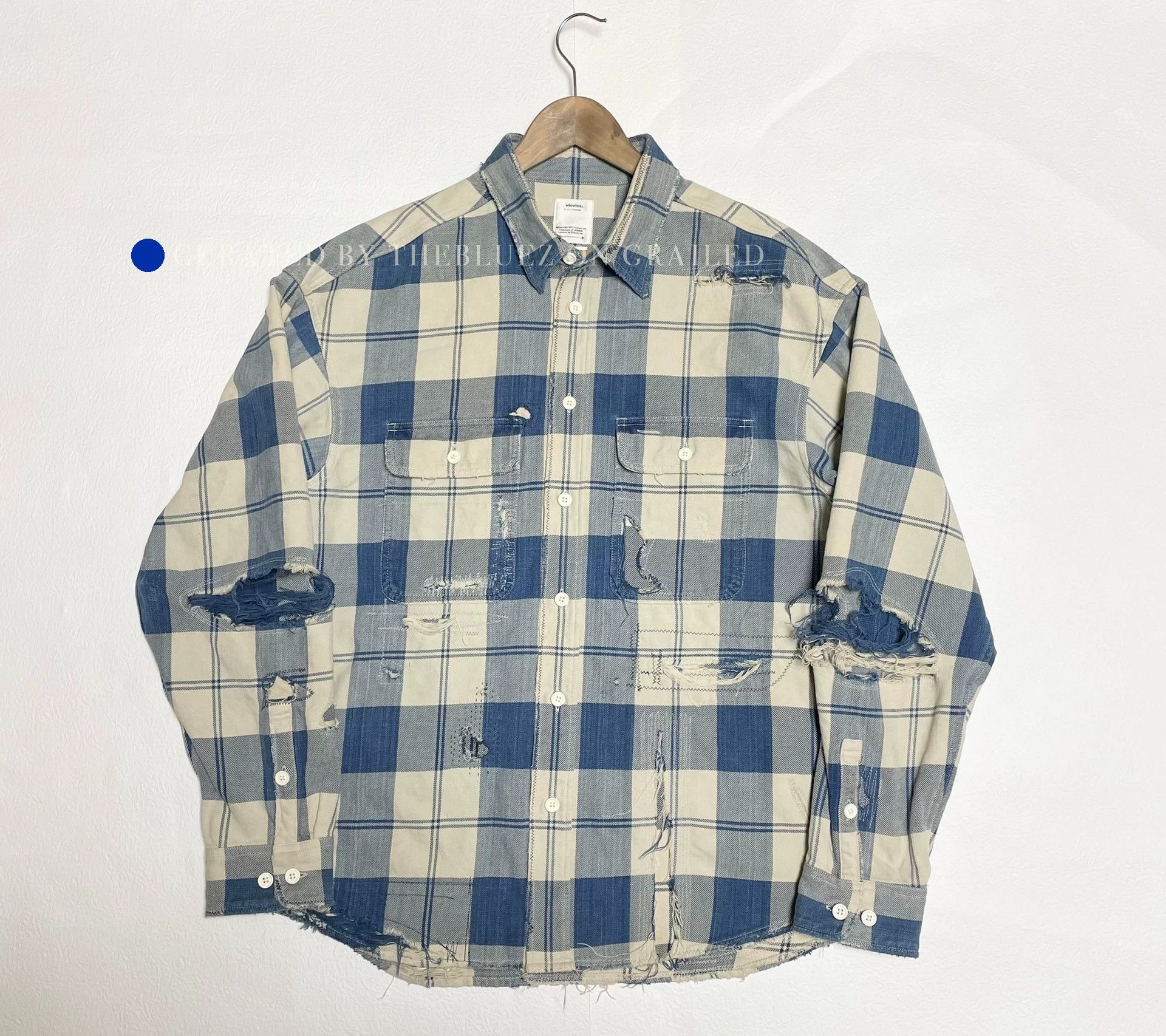 Visvim Multi Check Long Sleeve Shirt Size US M / EU 48-50 / 2 - 1 Thumbnail