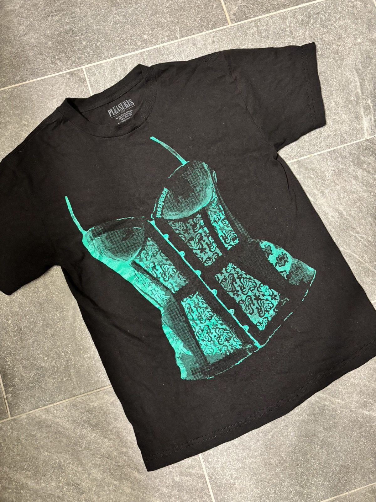 Pleasures Pleasures Green Corset Print Tee Shirt Size US M / EU 48-50 / 2 - 1 Thumbnail