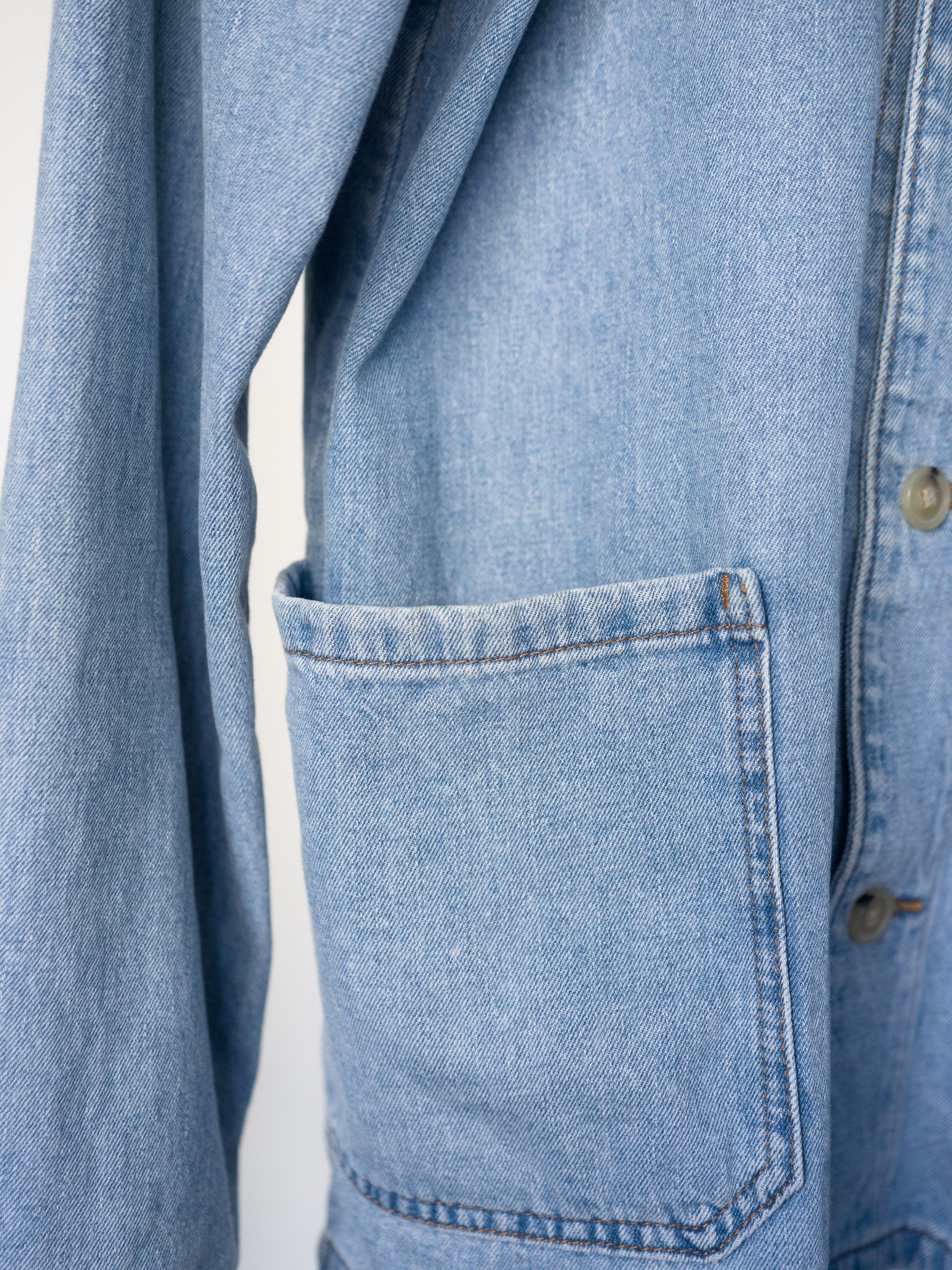 A.P.C. Kerlouan Jacket - Pale Blue Size US S / EU 44-46 / 1 - 5 Thumbnail