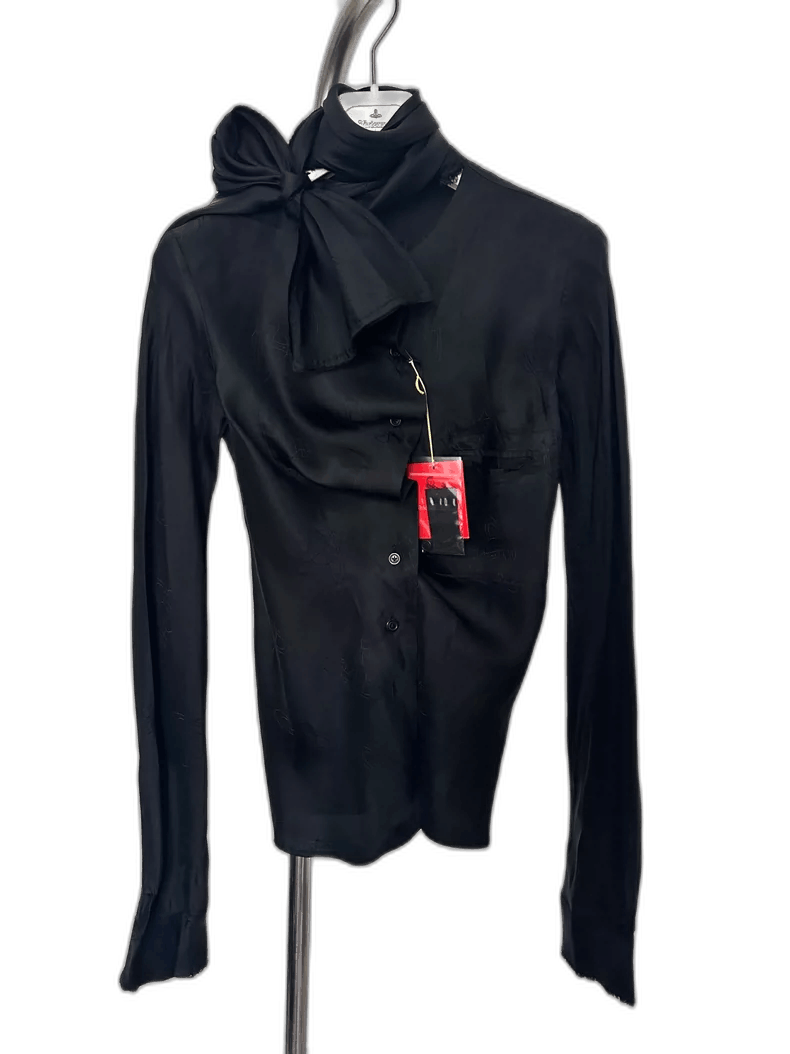 Vivienne Westwood Vivienne Westwood Bow Tie Saturn Logo Shirt - dmc Size M / US 6-8 / IT 42-44 - 1 Thumbnail