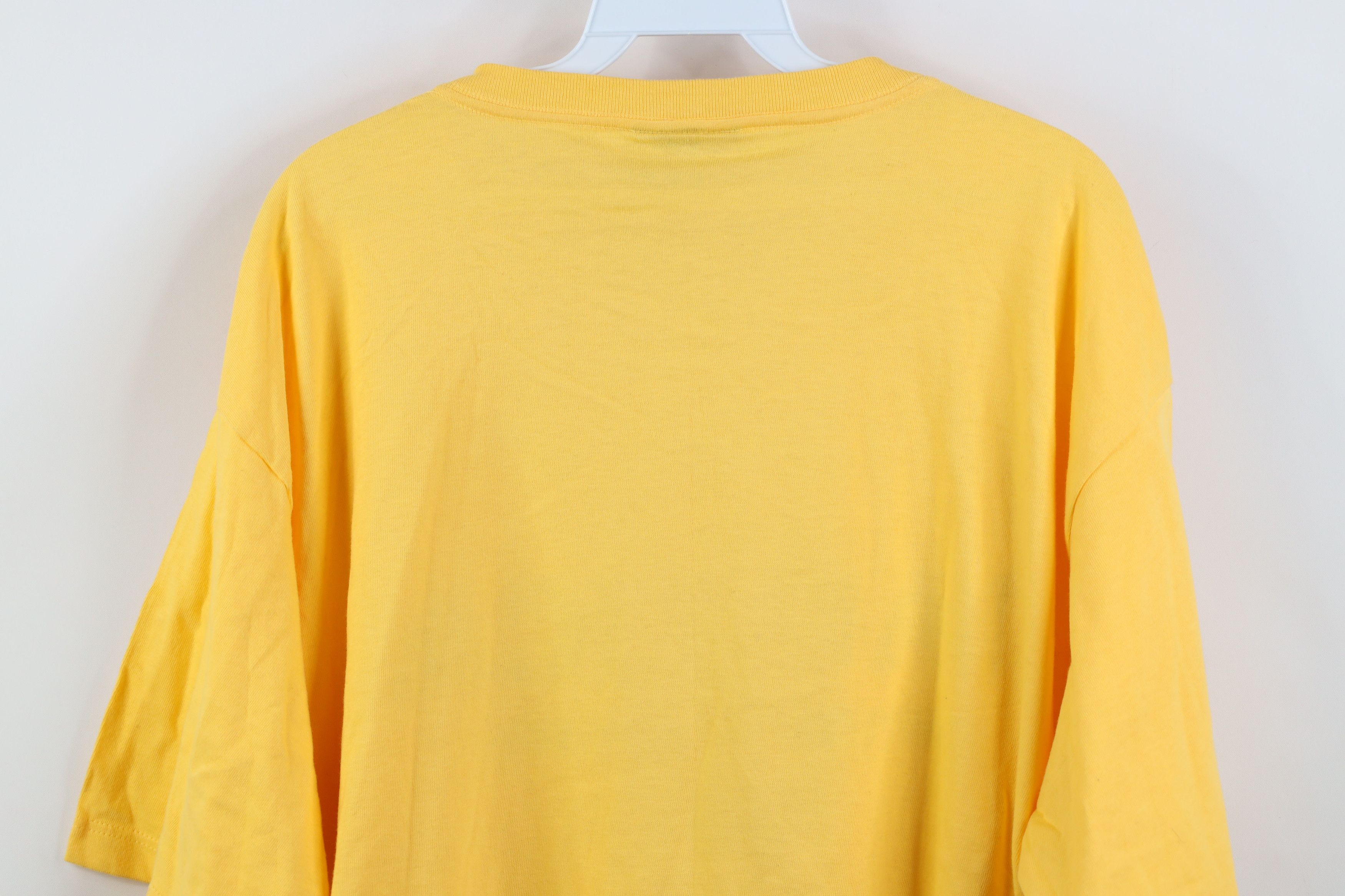 Nautica Vintage 90s Nautica Sailing Baggy Fit T-Shirt Yellow USA Size US L / EU 52-54 / 3 - 11 Thumbnail