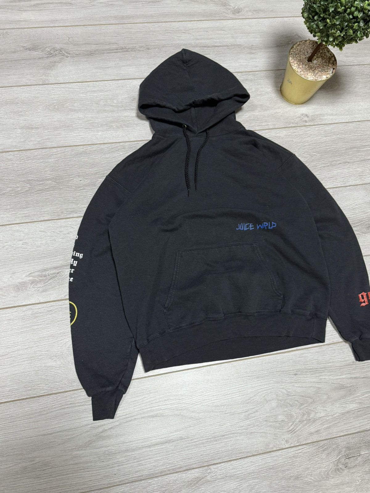999 Club Juice WRLD - Legends Never Die Hanes Hoodie 999 Club Size S Size US M / EU 48-50 / 2 - 7 Thumbnail