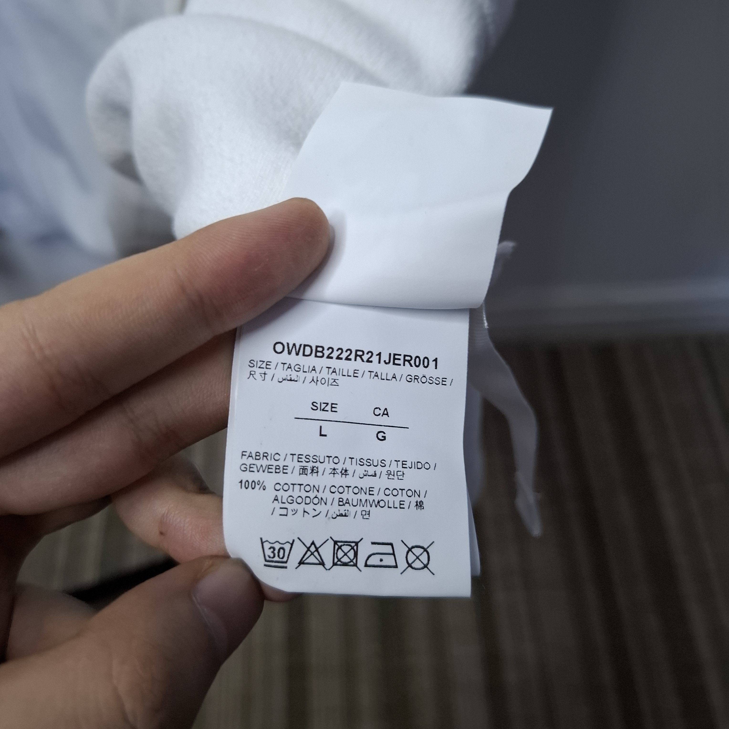 Off-White OFF-WHITE Script Logo Print Coulisse White Shirt Dress Size L / US 10 / IT 46 - 9 Thumbnail