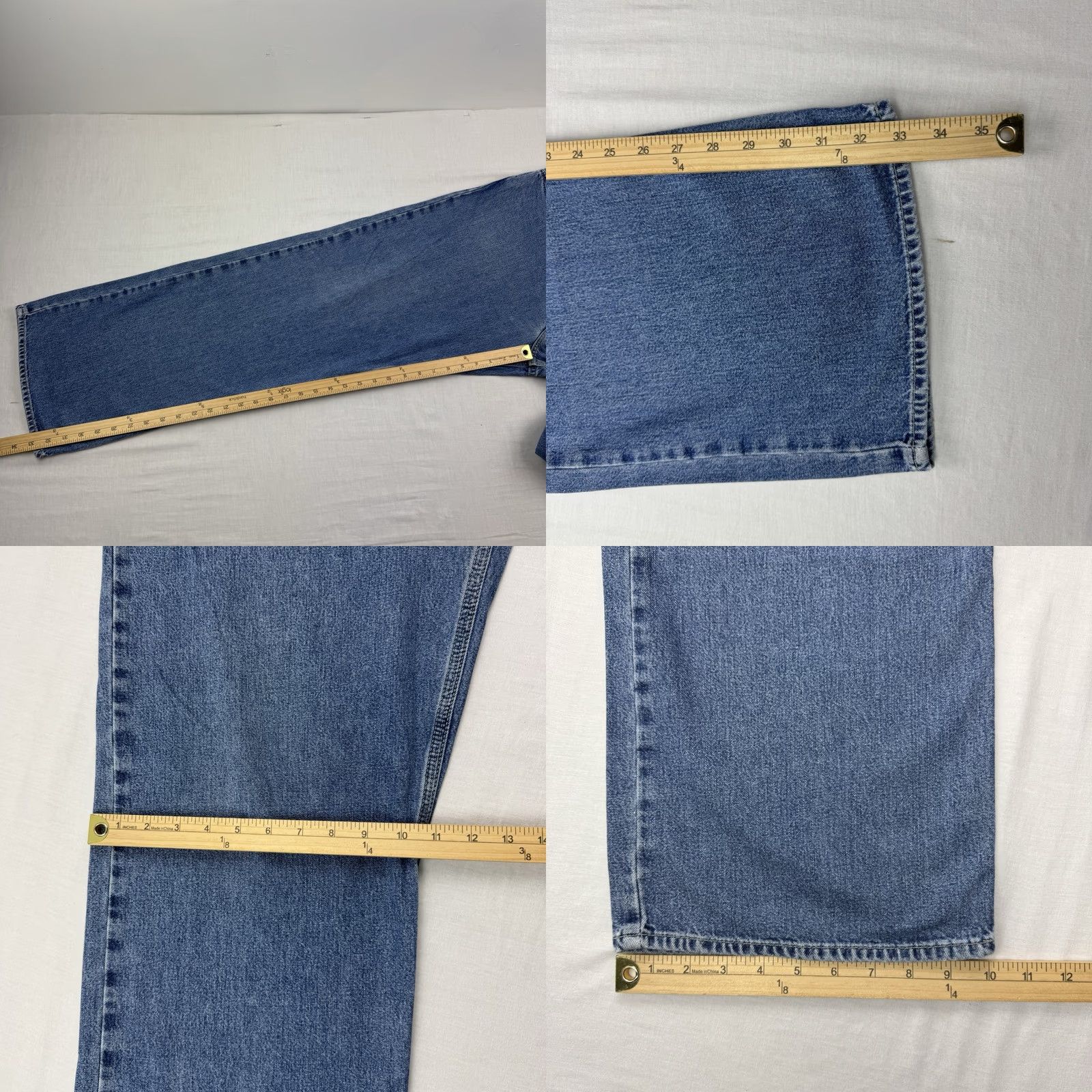 Gap VINTAGE Gap Jeans Adult 36x34 Relaxed Denim Cotton Blue 90s Grunge Y2K Hipster USA 90s Mens Jeans Size US 36 / EU 52 - 8 Thumbnail