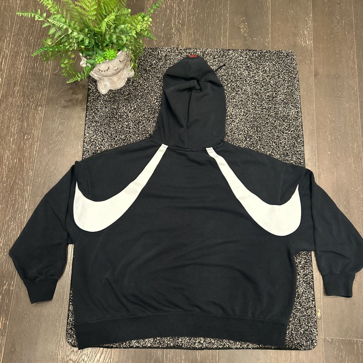 Nike Black oversized hoodie Size US L / EU 52-54 / 3 - 2 Thumbnail