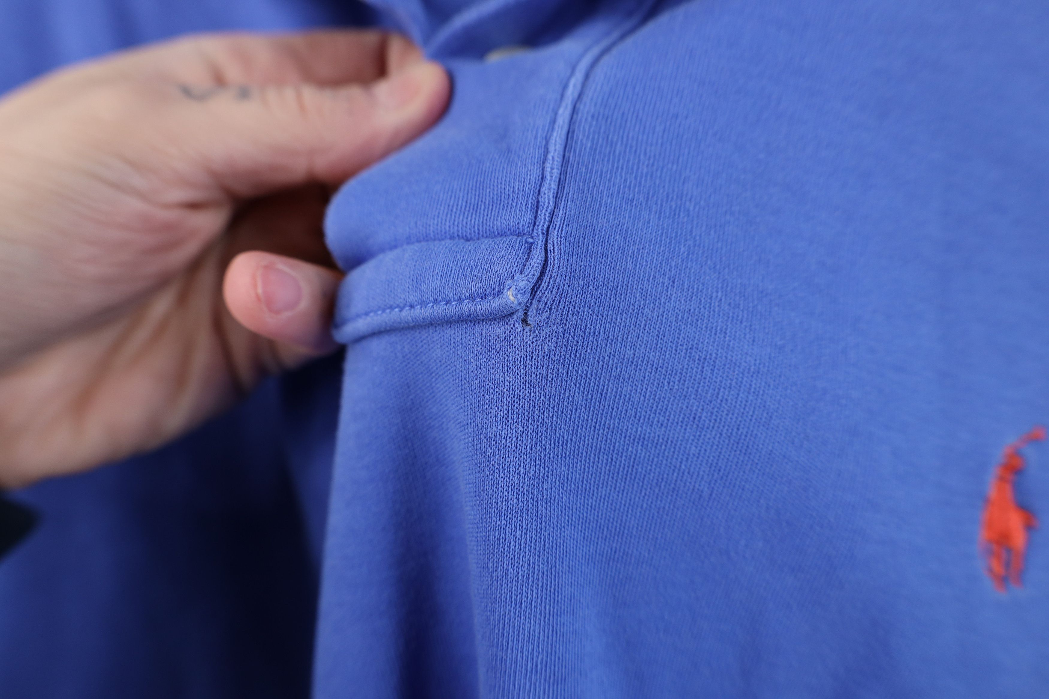 Ralph Lauren Vintage 90s Ralph Lauren Soft Cotton Knit Golf Polo Blue Size US M / EU 48-50 / 2 - 5 Thumbnail