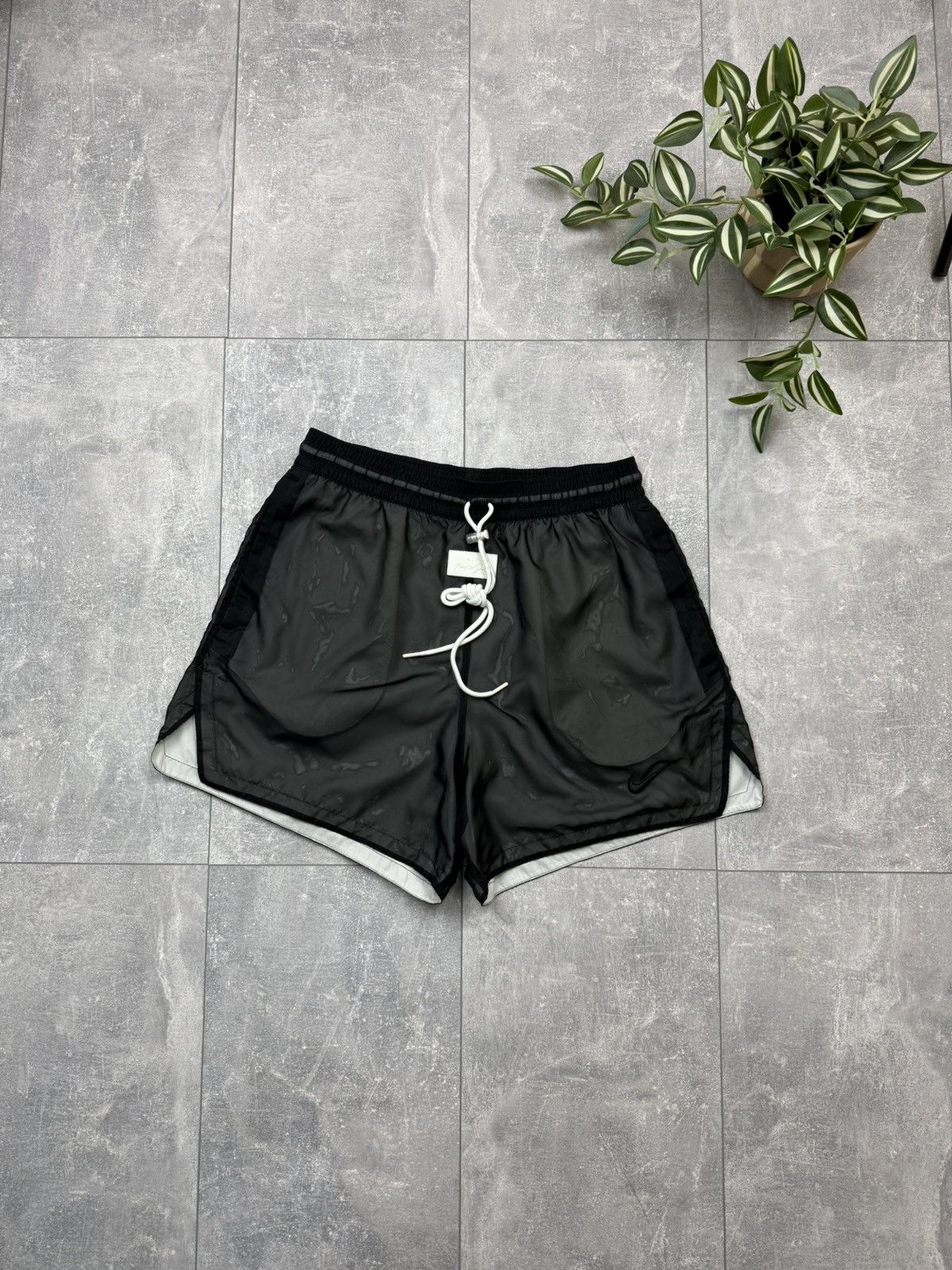 Fear of God × NBA × Nike Nike X Fear Of God NBA Black Mesh Shorts