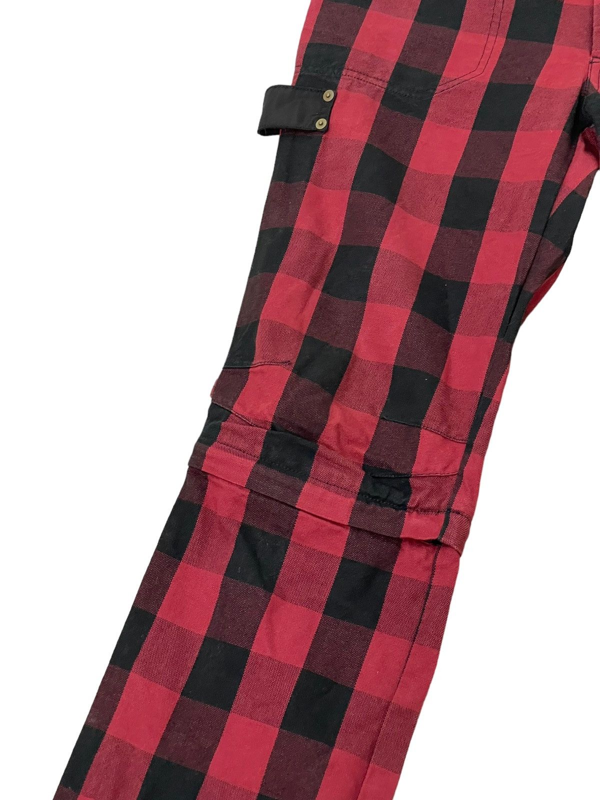 Japanese Brand Bondage Painter Batsu Boys Buffalo Check Pant Regular 7🟦0 Size US 29 - 14 Thumbnail