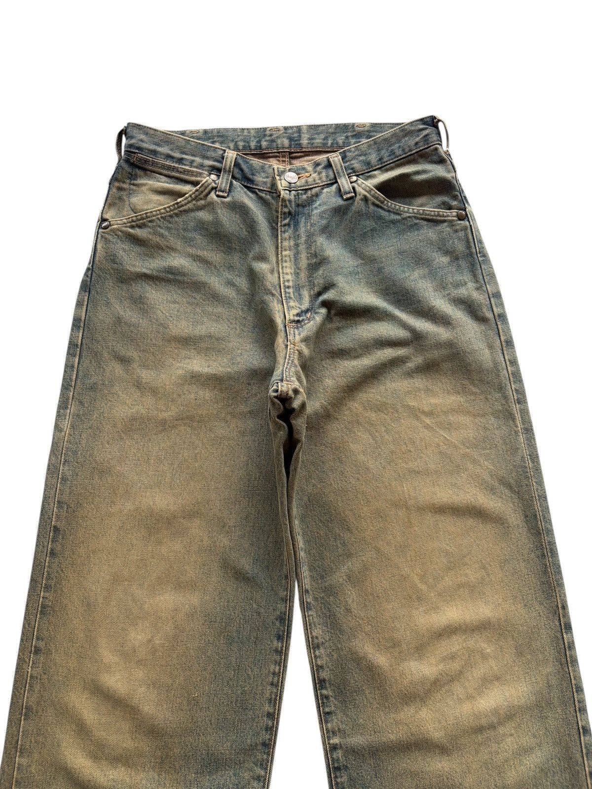 Kapital VINTAGE WRANGLER SELVEDGE BAGGY RUSTY DISTRESSED DENIM Size US 30 / EU 46 - 7 Thumbnail