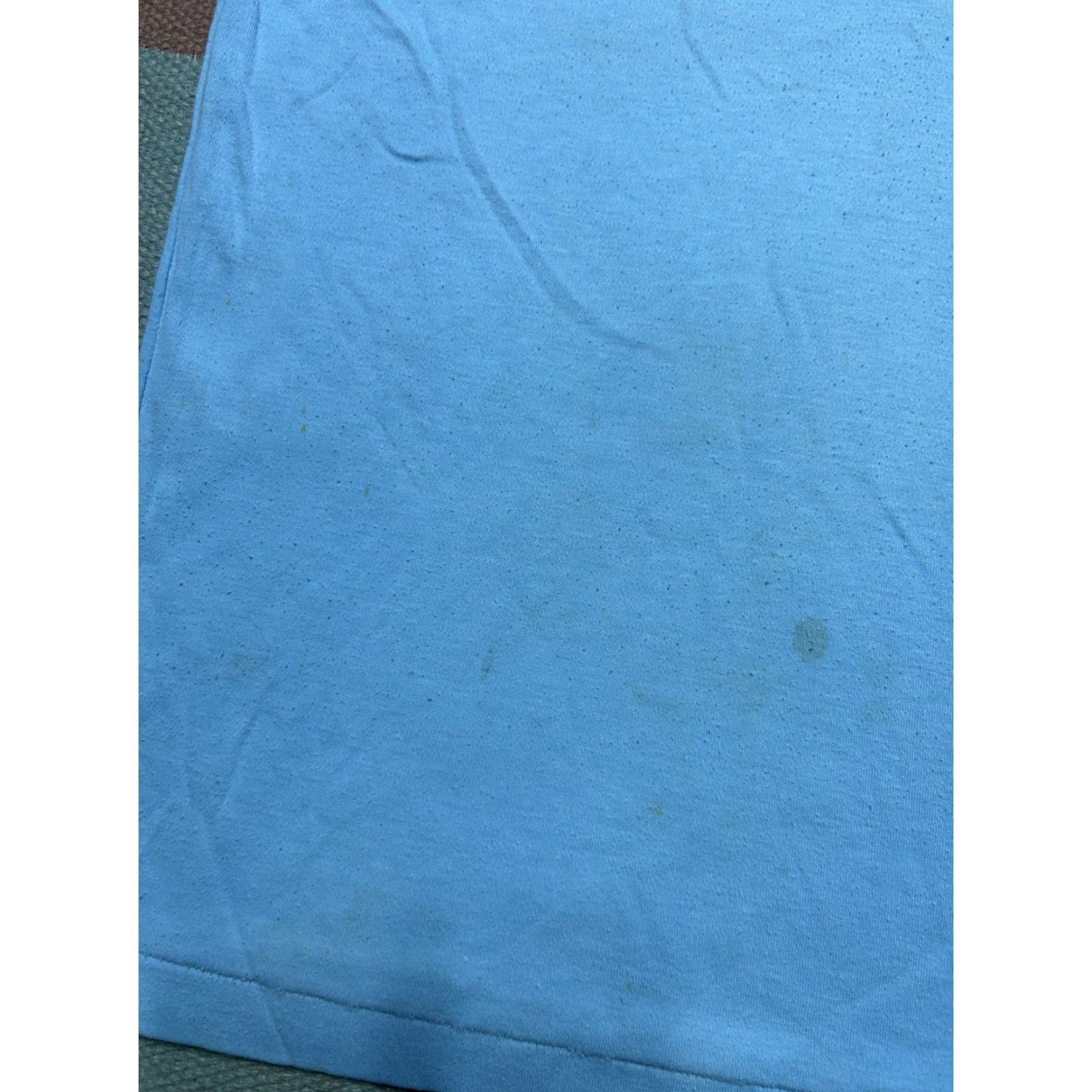 Vintage VINTAGE 80s short sleeve polo shirt light blue soft stained poly cotton medium Polo Shirt Men M Blue 80s Size US M / EU 48-50 / 2 - 2 Thumbnail