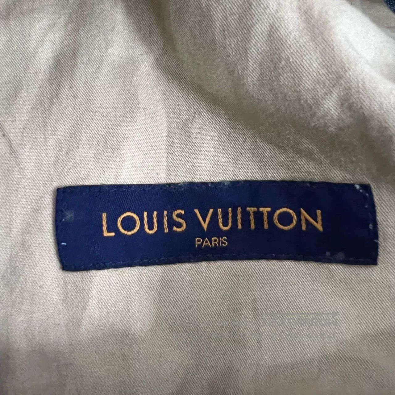 Louis Vuitton Louis Vuitton Distressed Floral Embroidered Jeans. Size 31" - 3 Thumbnail