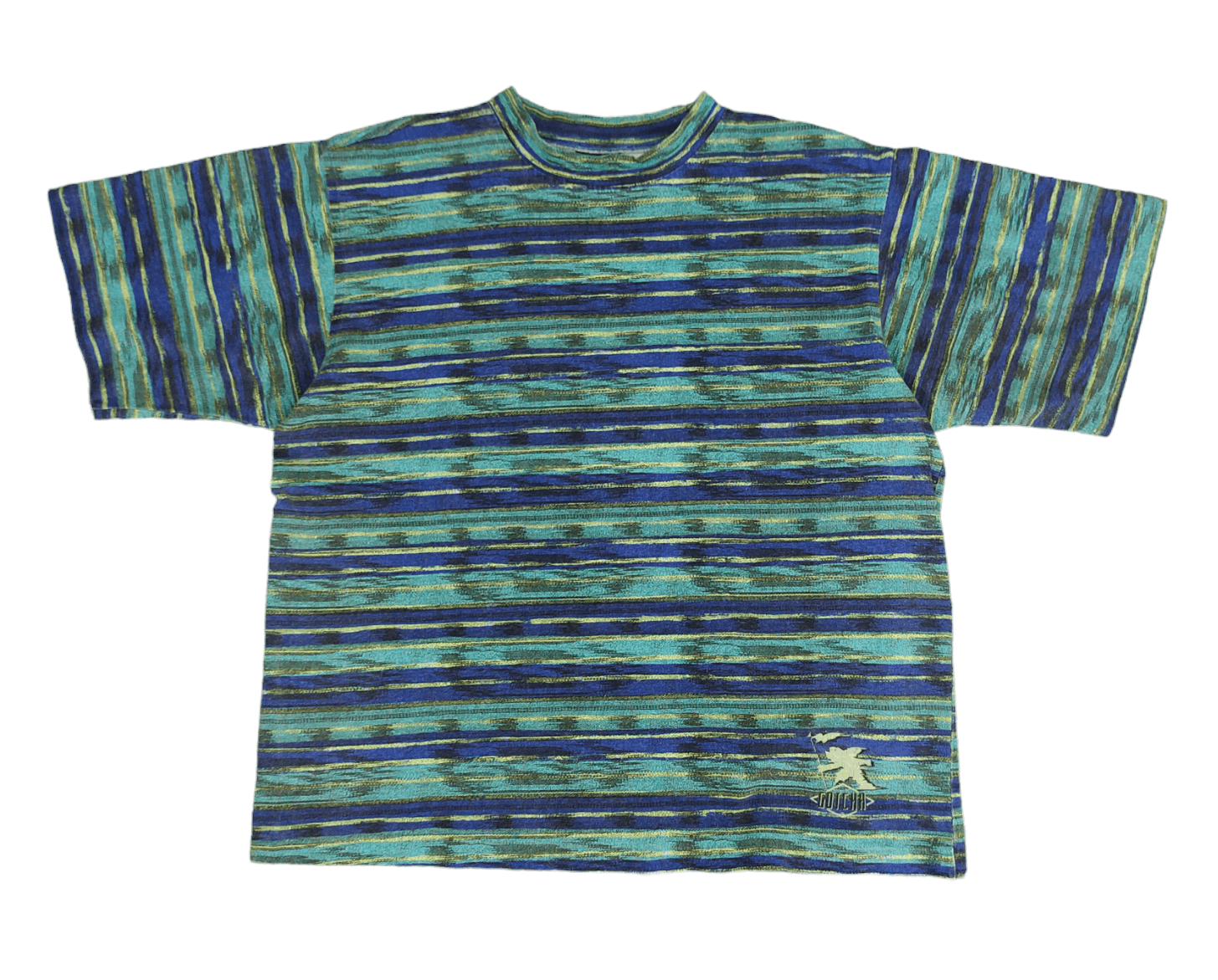 Gotcha Vintage 80s Gotcha Surfing Stripes Colouful Oversize T-Shirt Size US L / EU 52-54 / 3 - 1 Thumbnail