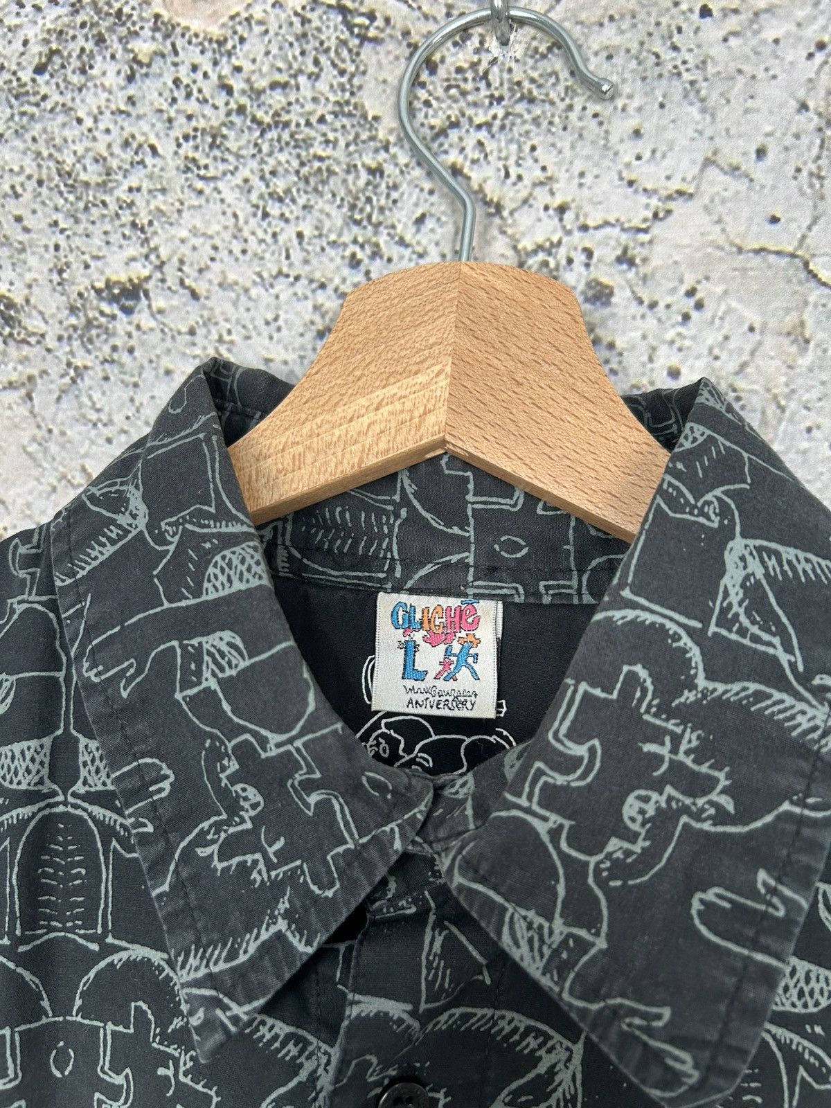Vintage Vintage Cliche Skateboarding Shirt Streetwear Rap Baggy Size US L / EU 52-54 / 3 - 6 Thumbnail