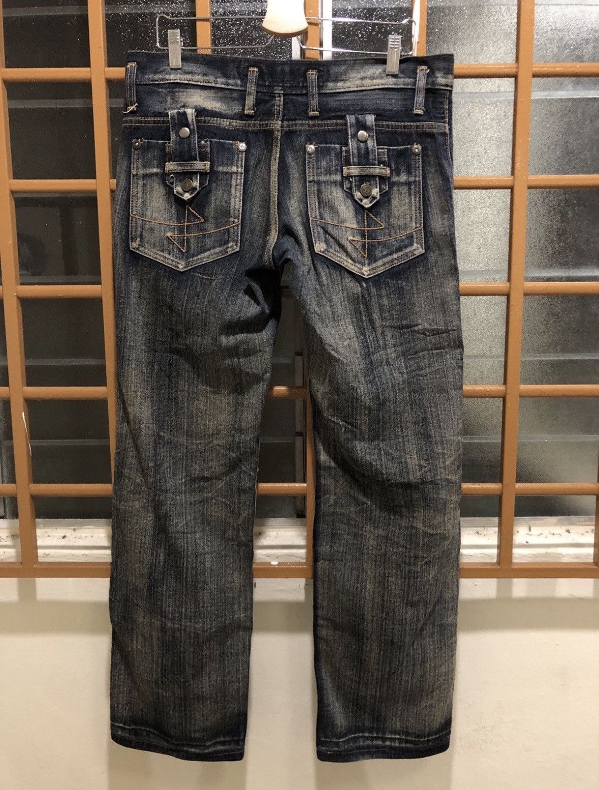 Japanese Brand Jeans De Art Tactical Parachute Denim Jeans Size US 34 / EU 50 - 2 Thumbnail