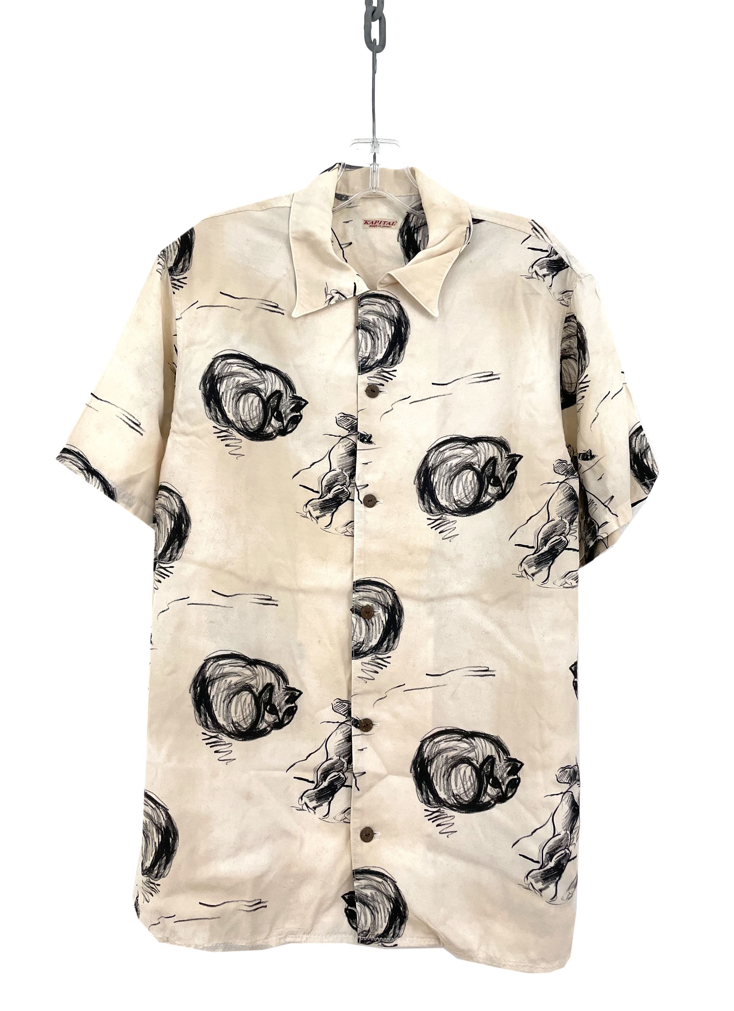 Kapital Sleepy Cat Shirt Size US L / EU 52-54 / 3 - 1 Thumbnail
