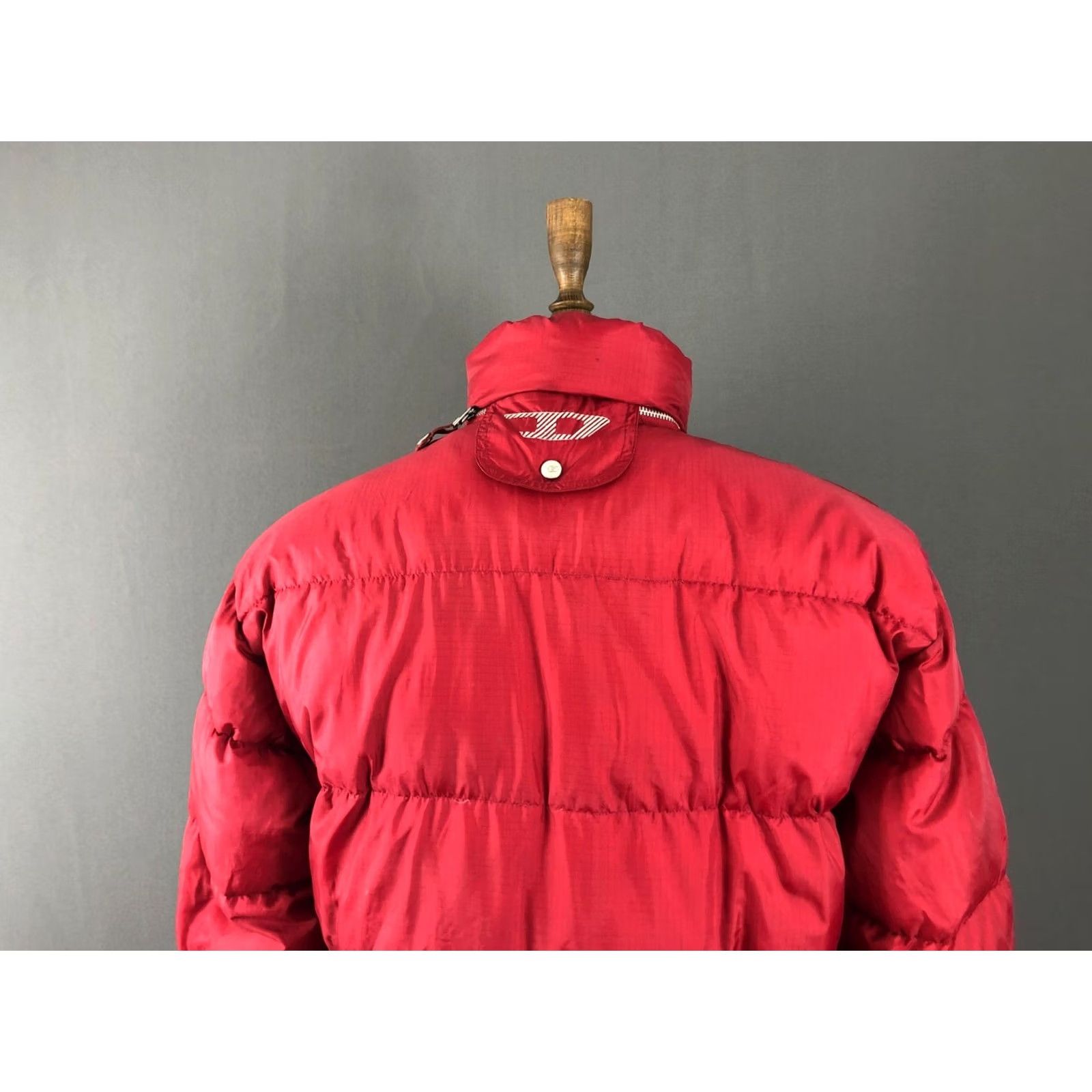 Diesel Diesel Full Zip Puffer Jacket Nylon Men L Red Hooded Jacket Size US L / EU 52-54 / 3 - 5 Thumbnail