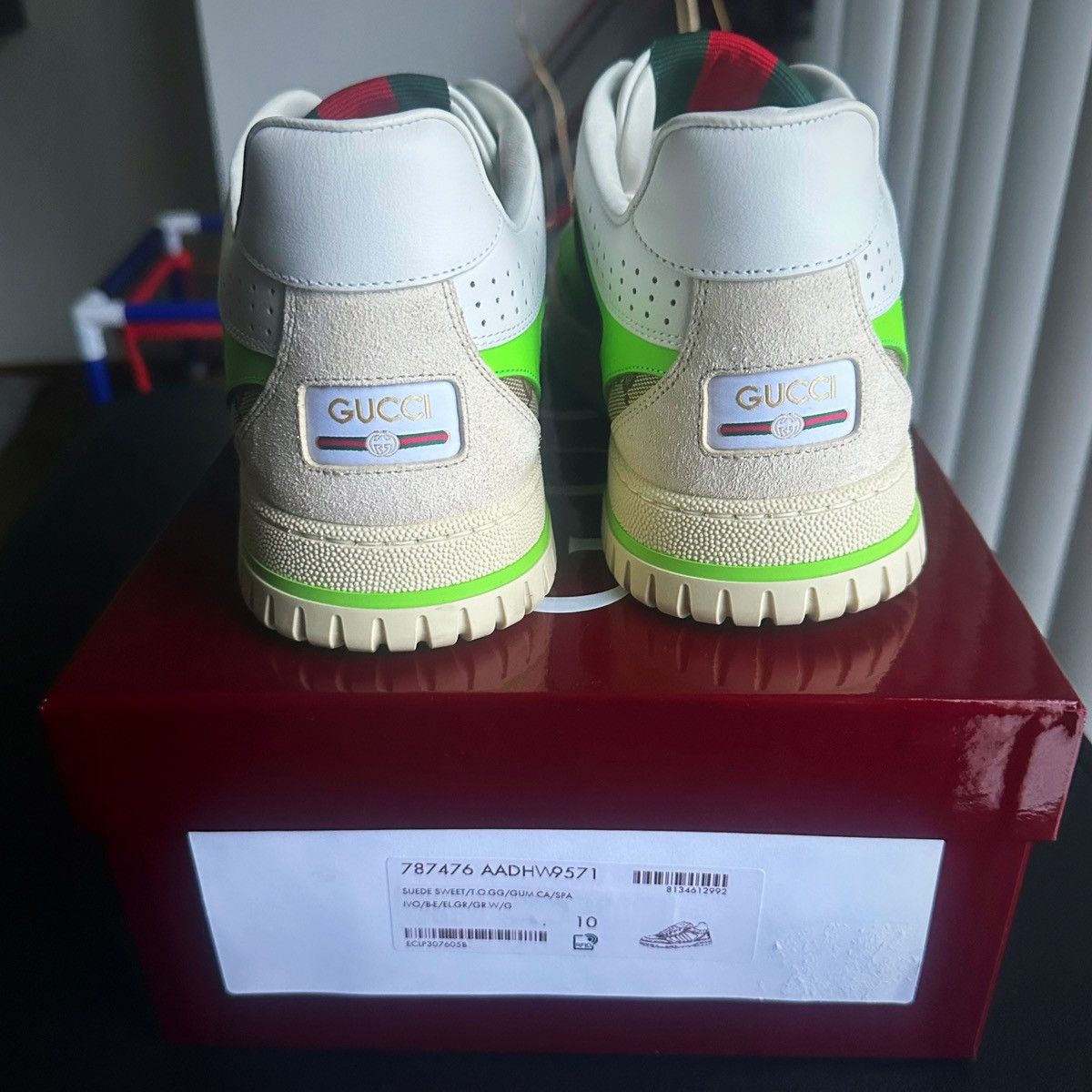 Gucci Gucci Re-Web Monogram Sneakers SoHo exclusive Size US 10.5 / EU 43-44 - 5 Thumbnail