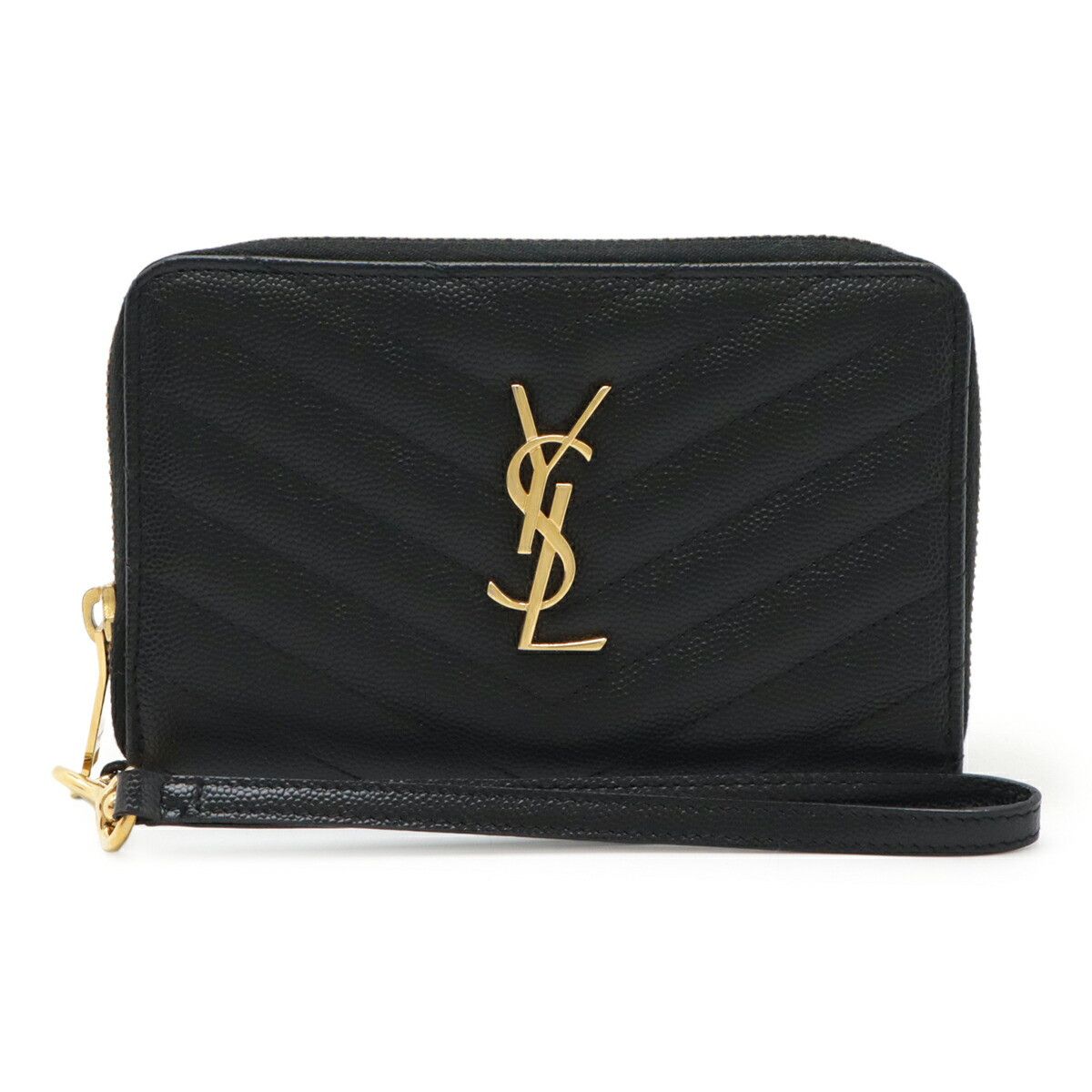Yves Saint Laurent Yves Saint Laurent Saint Laurent Paris Cassandra Leather Wallet Leather Long Wallet DUTY FREE for USA Size ONE SIZE - 1 Thumbnail