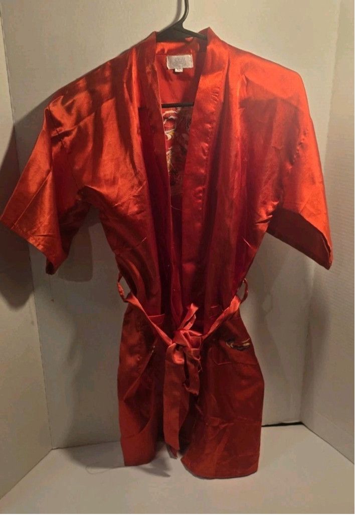 The Unbranded Brand Women's Robe Chinese Silk Brand Size XL Size ONE SIZE - 1 Thumbnail