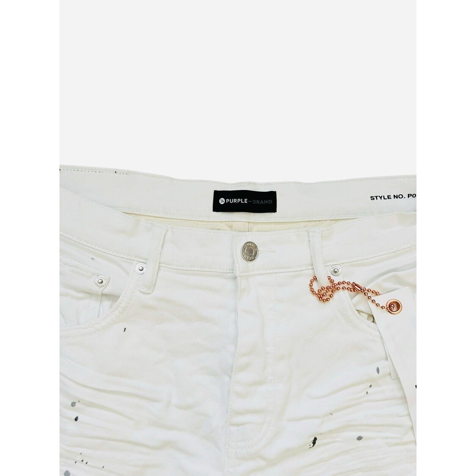 Purple × Purple Brand Purple Brand Jeans Mens Slim Fit White P001 Size 31/30 Size US 31 - 3 Thumbnail