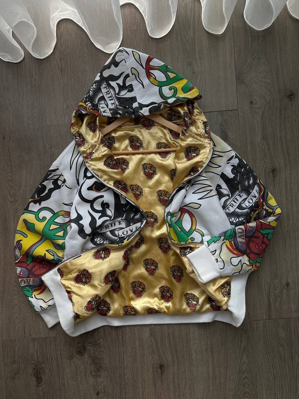 Christian Audigier × Ed Hardy × Vintage Vintage Ed Hardy Christian Audigier Hoodie Size US L / EU 52-54 / 3 - 12 Thumbnail